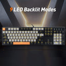 E-Yooso Z-14 Single Light 104 Keys Mechanical Keyboard Grey/Black (Red Switch)