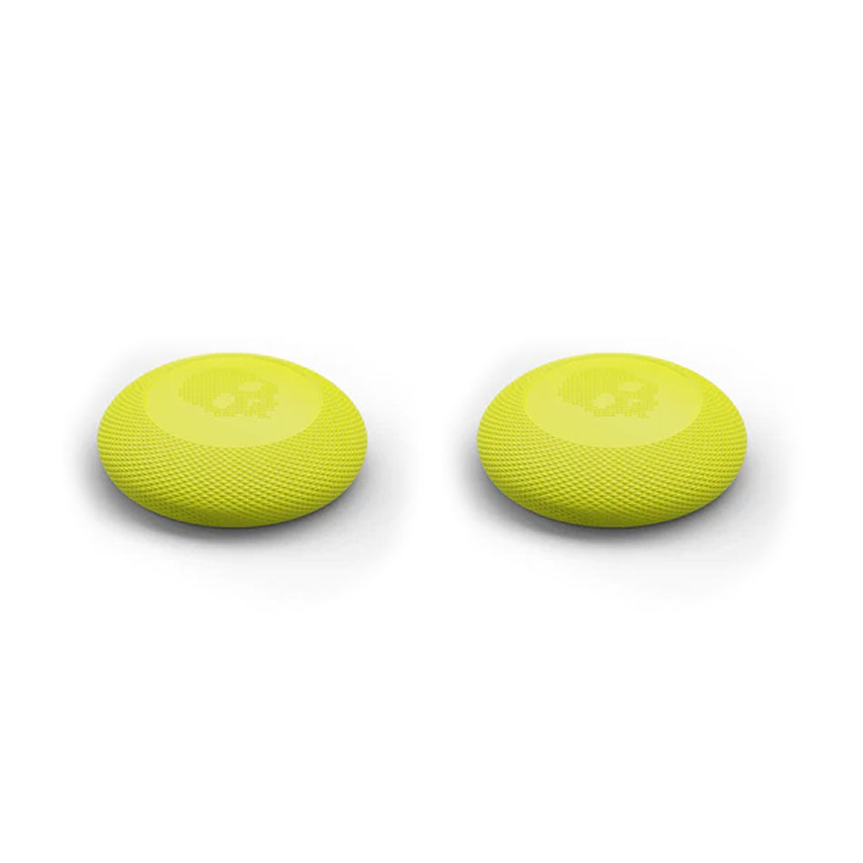 Skull & Co. Convex Thumb Grip For Switch Pro / PS4 / PS5 Controller (2 Pairs) (Neon Yellow)
