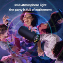 Onikuma L20 RGB Outdoor Bluetooth Portable Speaker IPX7 Waterproof Dual Speakers