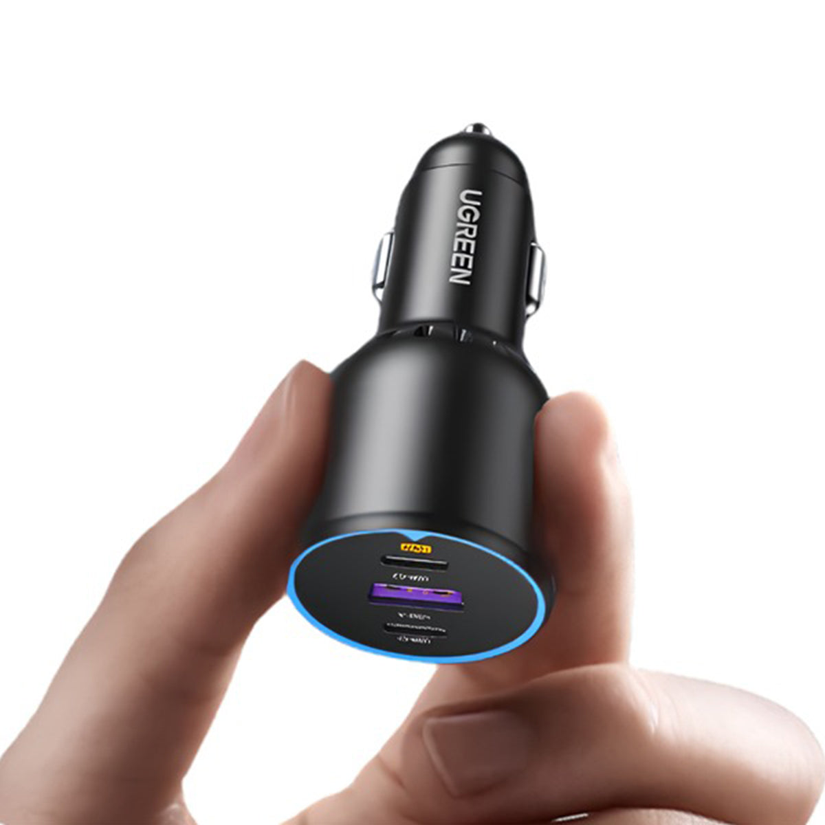 Ugreen 3-Port 2xUSB-C + USB-A 130W Fast Car Charger (EC705/35025)