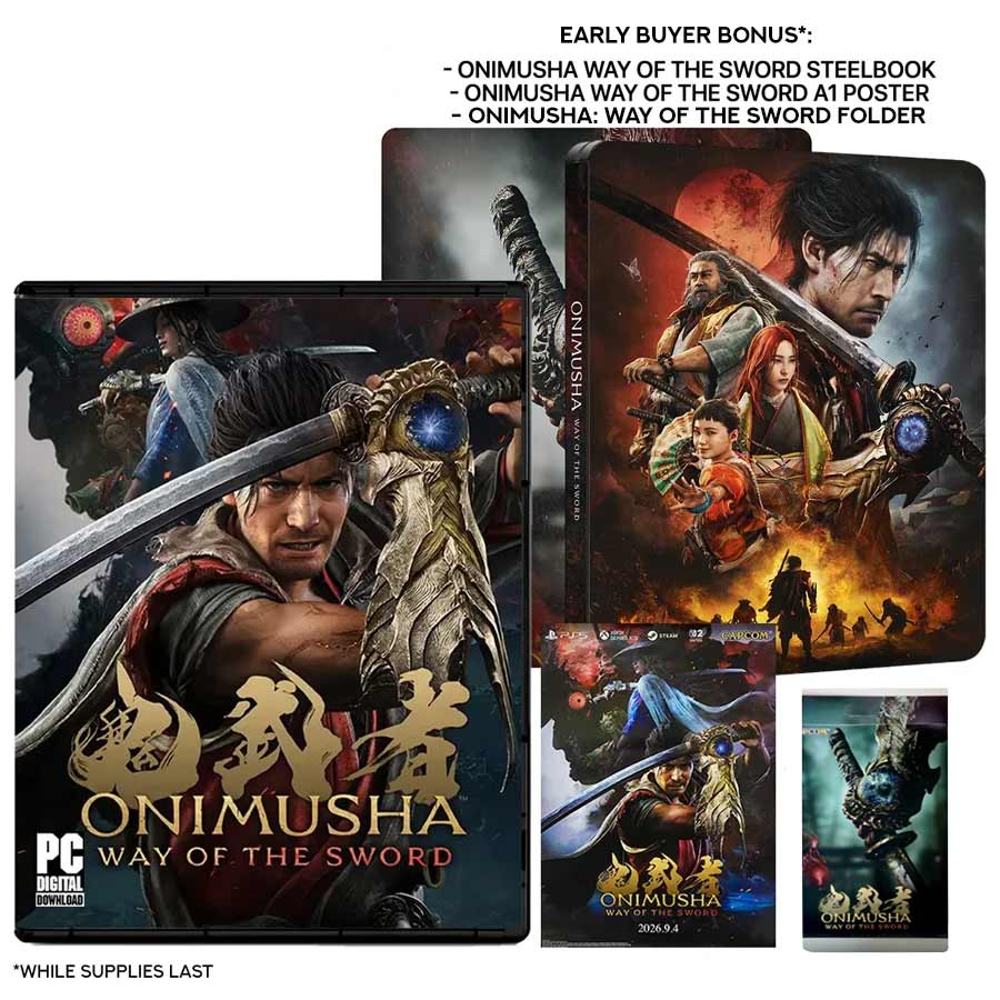 Onimusha Way of the Sword PC with Steelbook