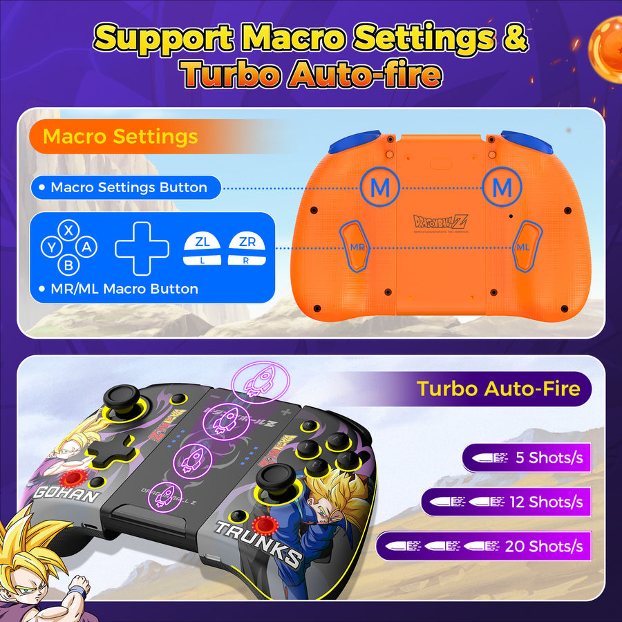 IINE DragonBall Elite Joy-Pad Wireless Controller for N-Switch | DataBlitz