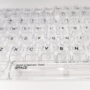 Royal Kludge CBSA-3 132 Keys Plastic Transparent Profile Keycaps Fullset (Pink)