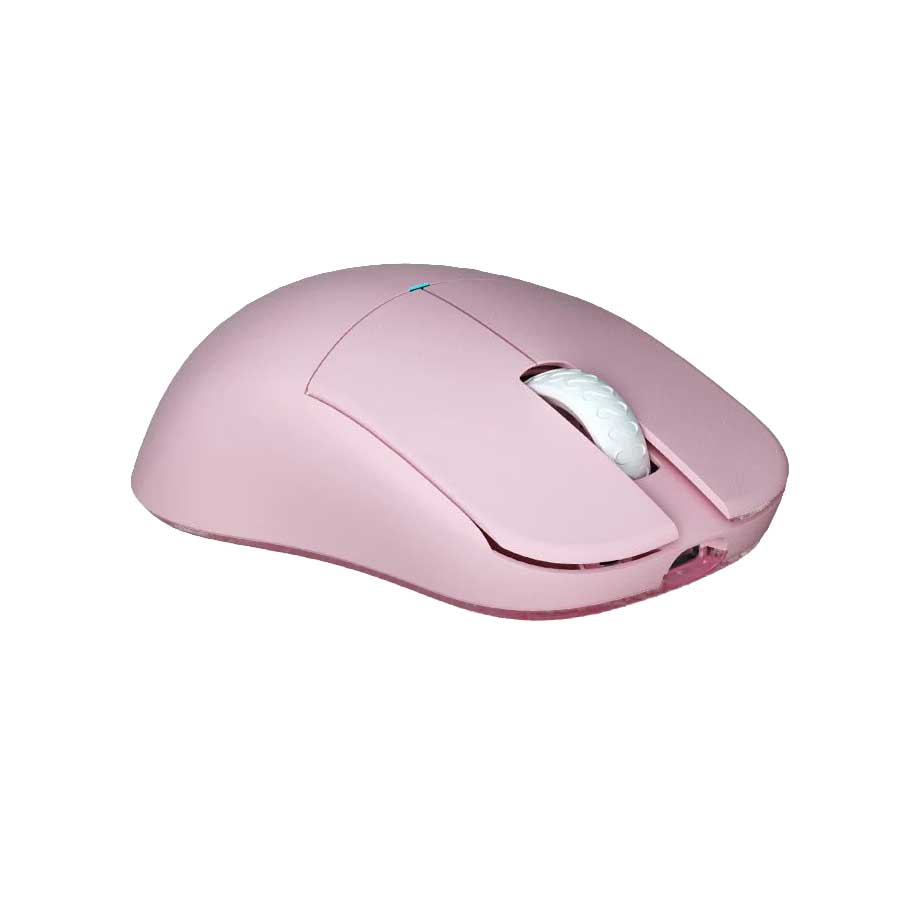 Lamzu Atlantis Mini Champion Edition Superlight Wireless Mouse (Light Pink, Panda White)