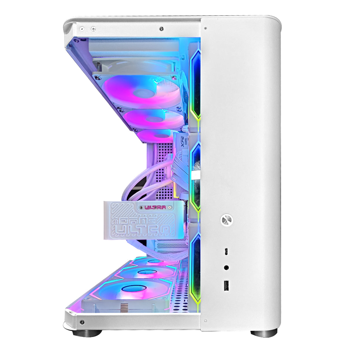 Optima TK-2 White Desktop Gaming PC | AMD 7 9700 X | 32GB RAM | 1TB SSD | RTX 5070 Ti OC | Windows 11 Pro