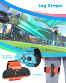 Transnovo 12-in-1 Sportswear Accessories Bundle for Nintendo Switch 2 Joy-Pad (Blue/Orange) (NS2-GA01)