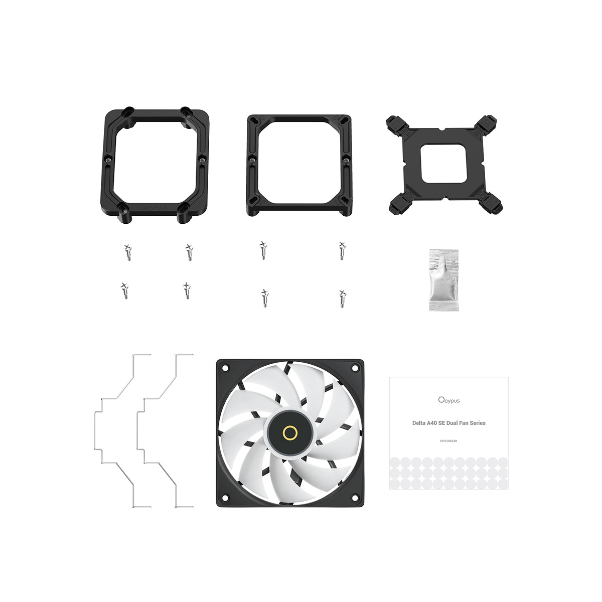 Ocypus Delta A40 SE Dual Fan ARGB Single-Tower CPU Air Cooler