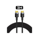 Baseus Cafule 4K HDMI Male To 4K HDMI Male Adapter Cable (1m, 2m, 3m, 5m) (Black) (CADKLF-E01, CADKLF-F01, CADKLF-G01, CADKLF-H01)