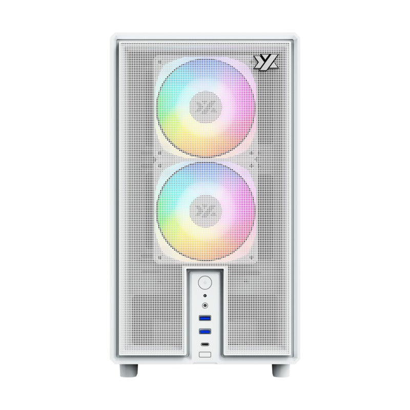XYZ Atom M-ATX PC Case with 3 Pre-Installed 120mm Pulsar ARGB Fans