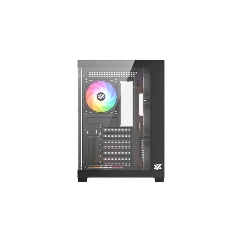 XYZ Tesseract X 50 ATX PC Case with 6 Pre-Installed 120mm ARGB Fans