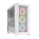 Corsair iCue 4000D RGB Airflow Mid-Tower ATX PC Case (White)