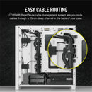 Corsair iCue 4000D RGB Airflow Mid-Tower ATX PC Case (White)