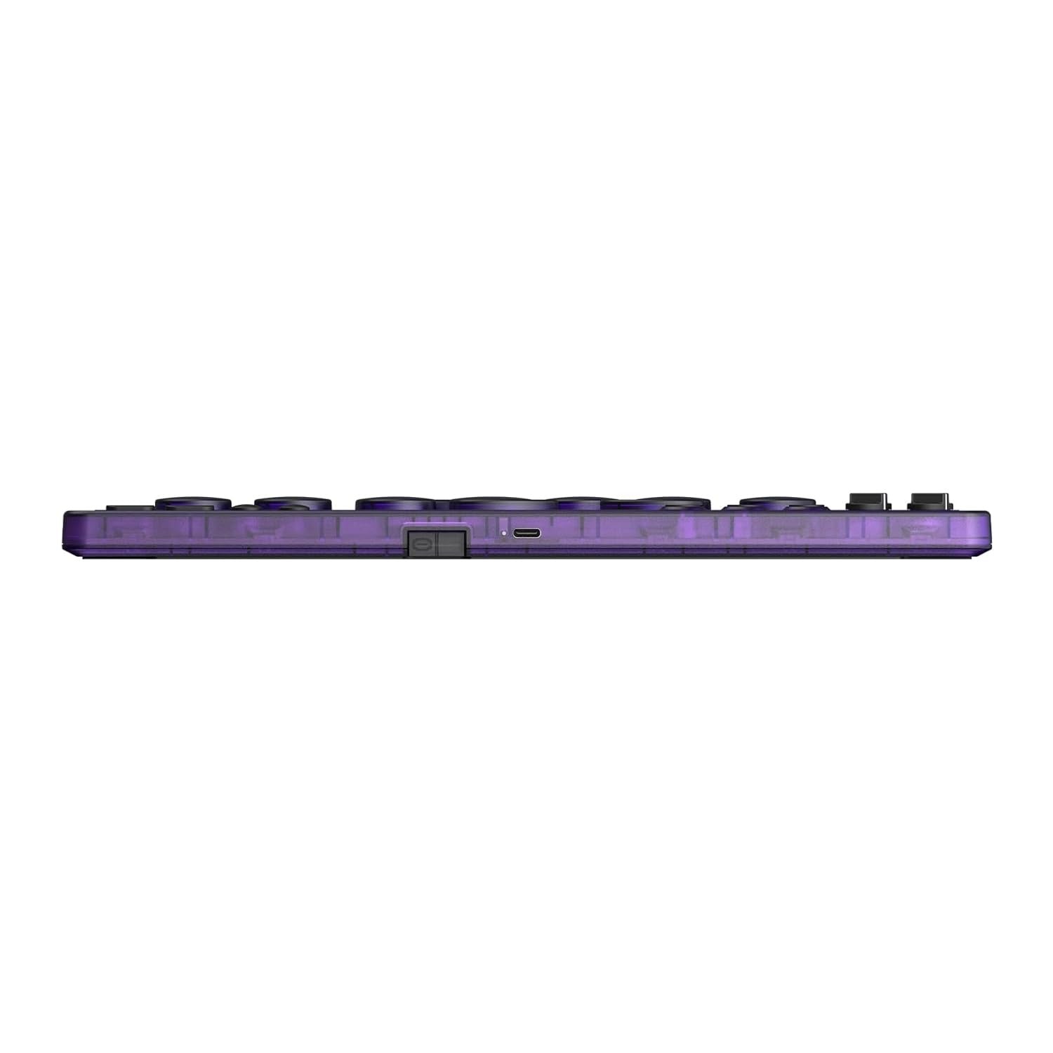 8Bitdo Arcade Controller for Nintendo Switch / Windows (Transparent Purple) (80FG)