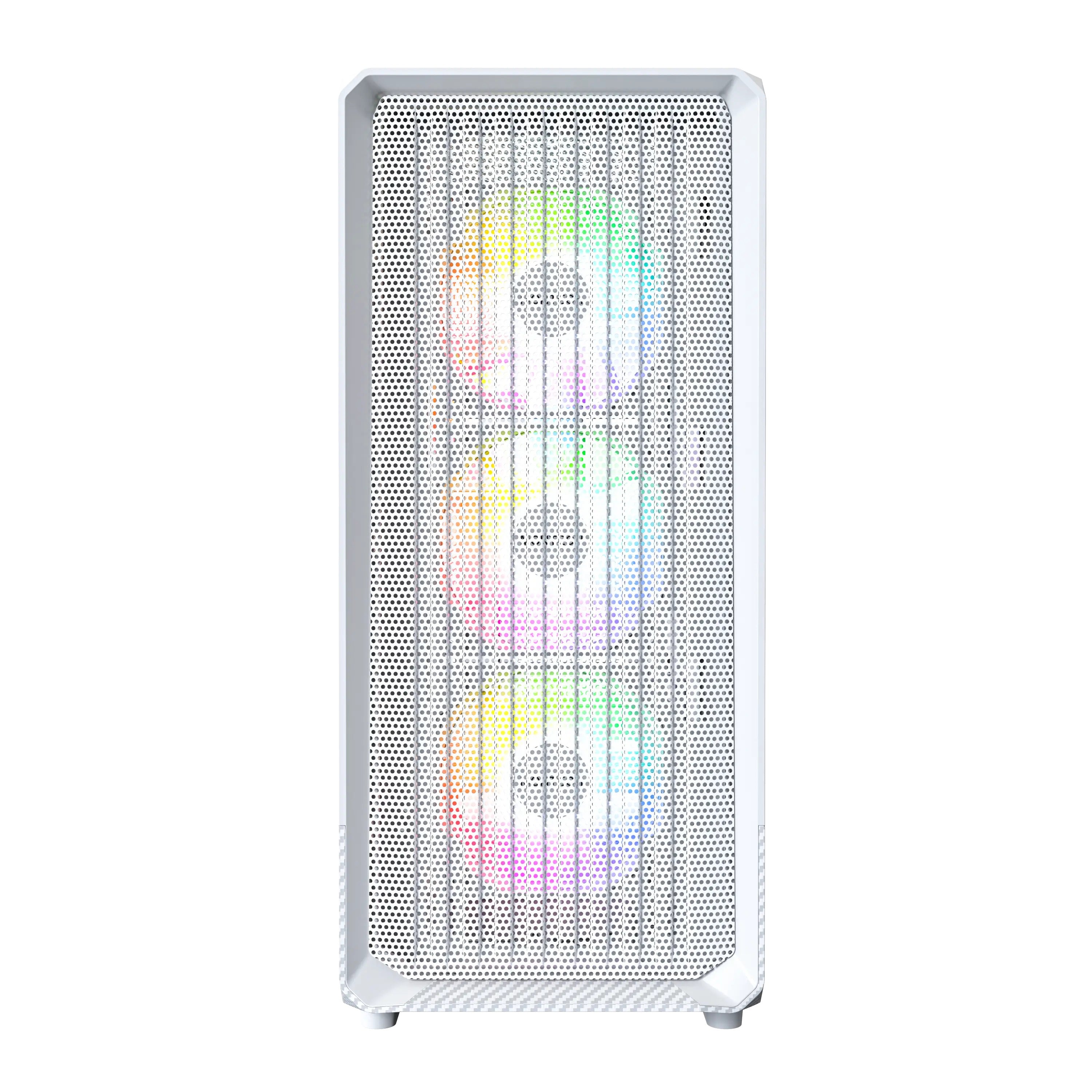 Montech X5 ATX Mid-Tower Carbon Fiber Print TG Side Panel & Mesh Front PC Case | DataBlitz