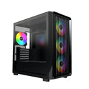 Montech X5M mATX Mid-Tower Carbon Fiber Print TG Side Panel & Mesh Front PC Case | DataBlitz
