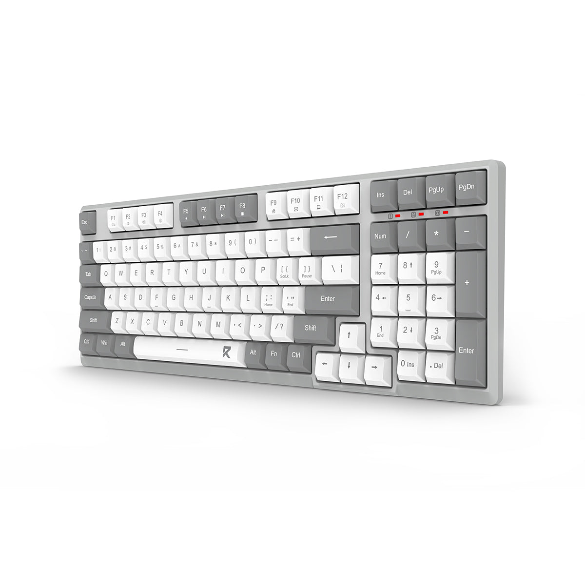 Redragon BK-7114WG Scissor Mechanism Slim Wireless 96% Keyboard (White/Grey)