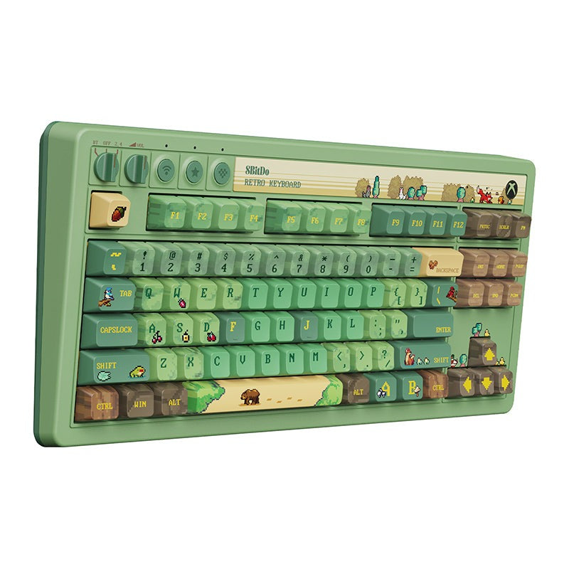 8Bitdo Retro 87 Mechanical Keyboard (Forest) (85HD)