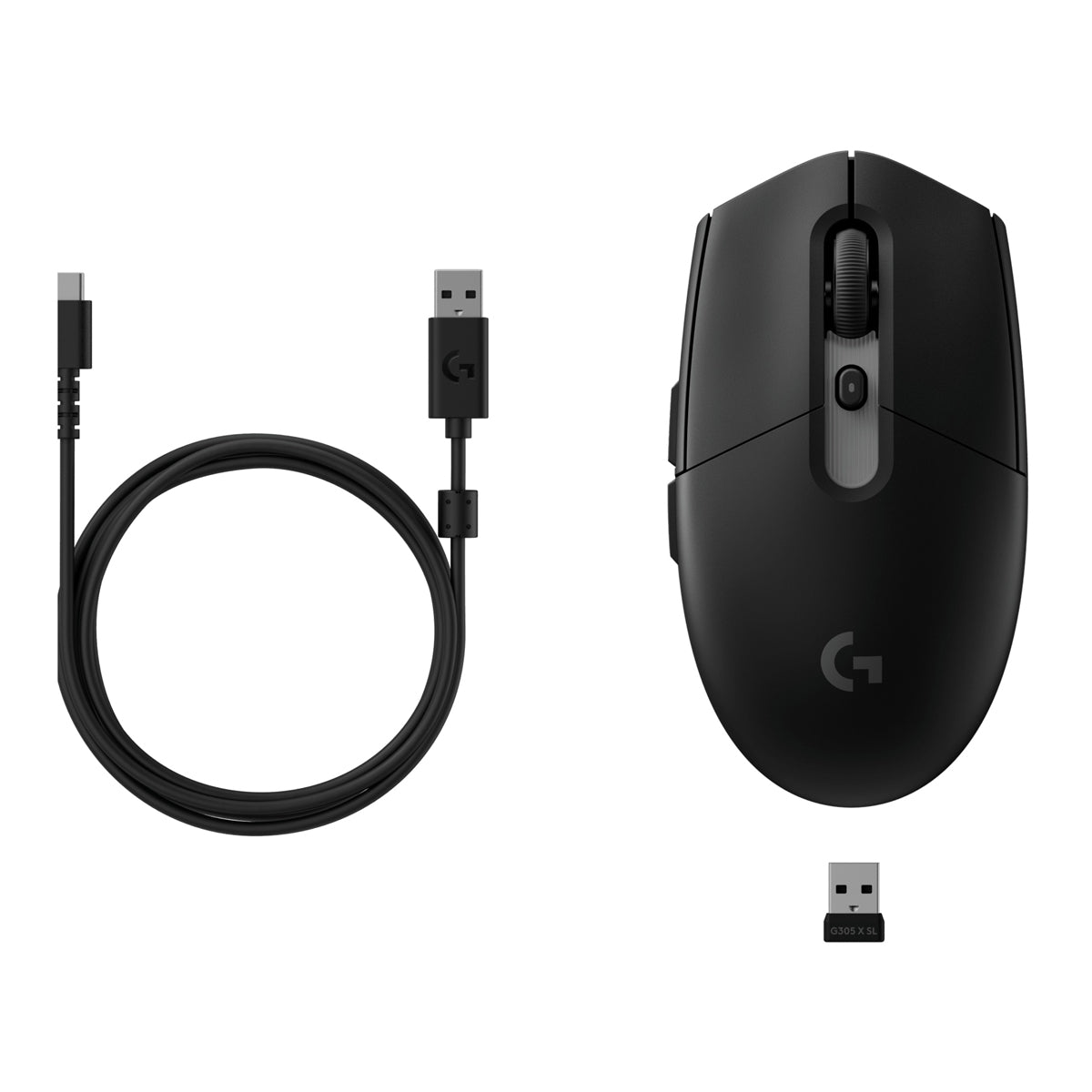 Logitech G304 X Superlight Lightspeed Wireless Gaming Mouse (Black, White)