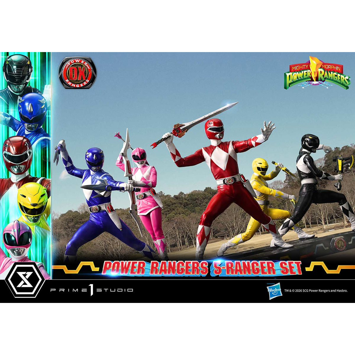 Premium Masterline Mighty Morphin Power Rangers: Power Rangers 5-Ranger Set