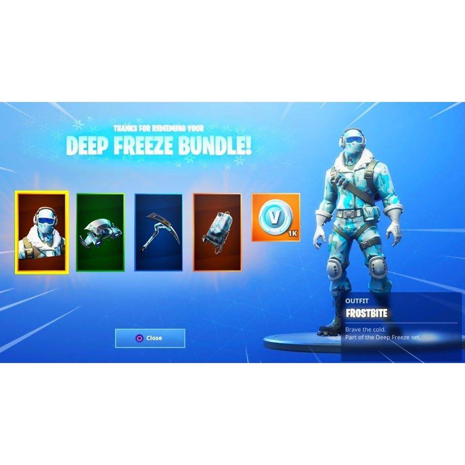 Nintendo Switch FORTNITE DEEP FREEZE BUNDLE