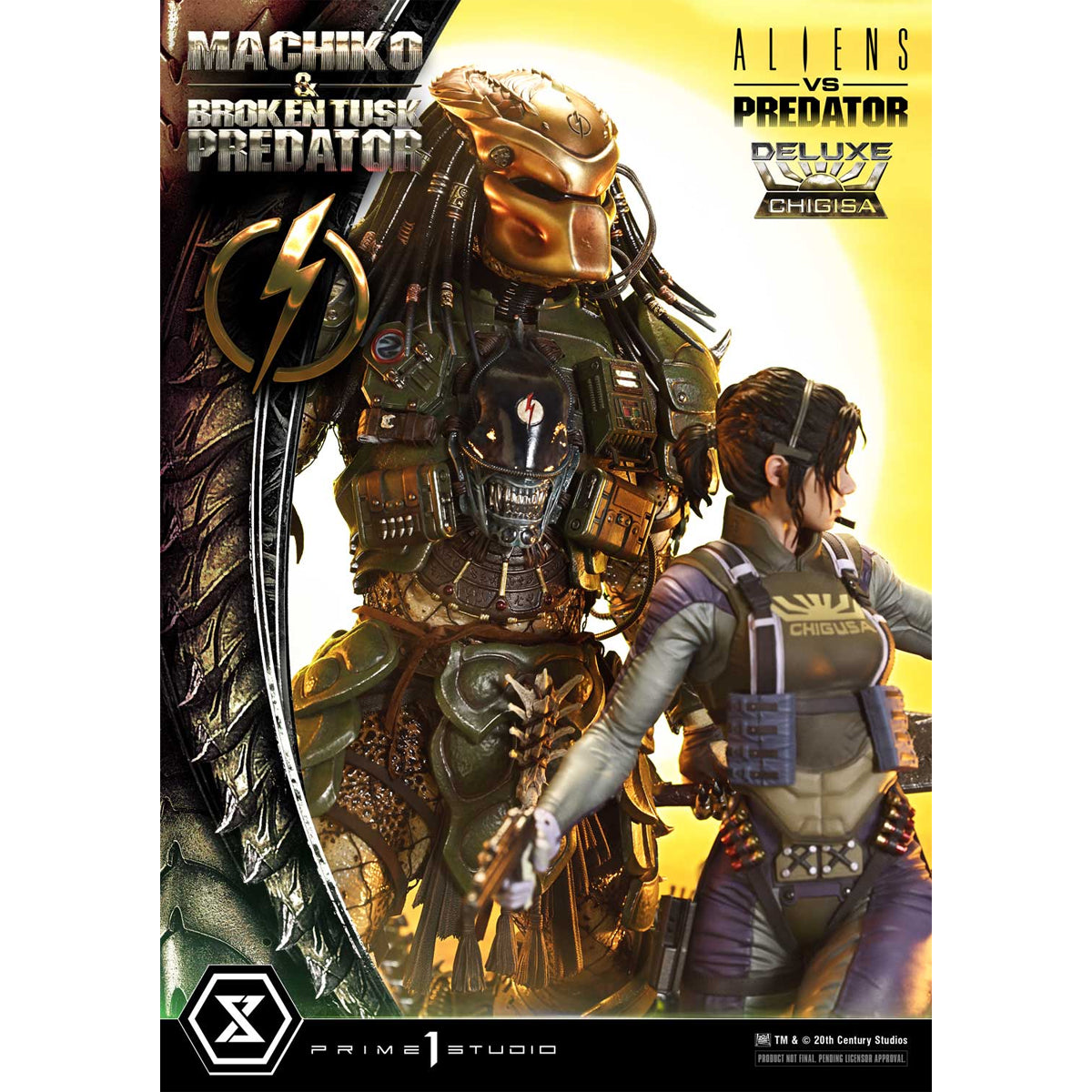 Ultimate Premium Masterline Aliens vs. Predator Machiko & Broken Tusk
