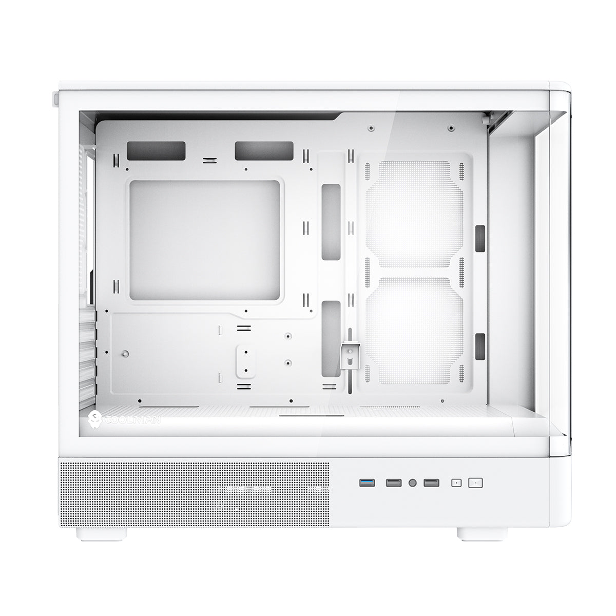 Coolman Astral M-ATX PC Case with Digital Screen Display