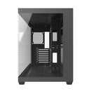 Darkflash C285P Tempered Glass Side Panel Dual Chamber ATX PC Case (Black)