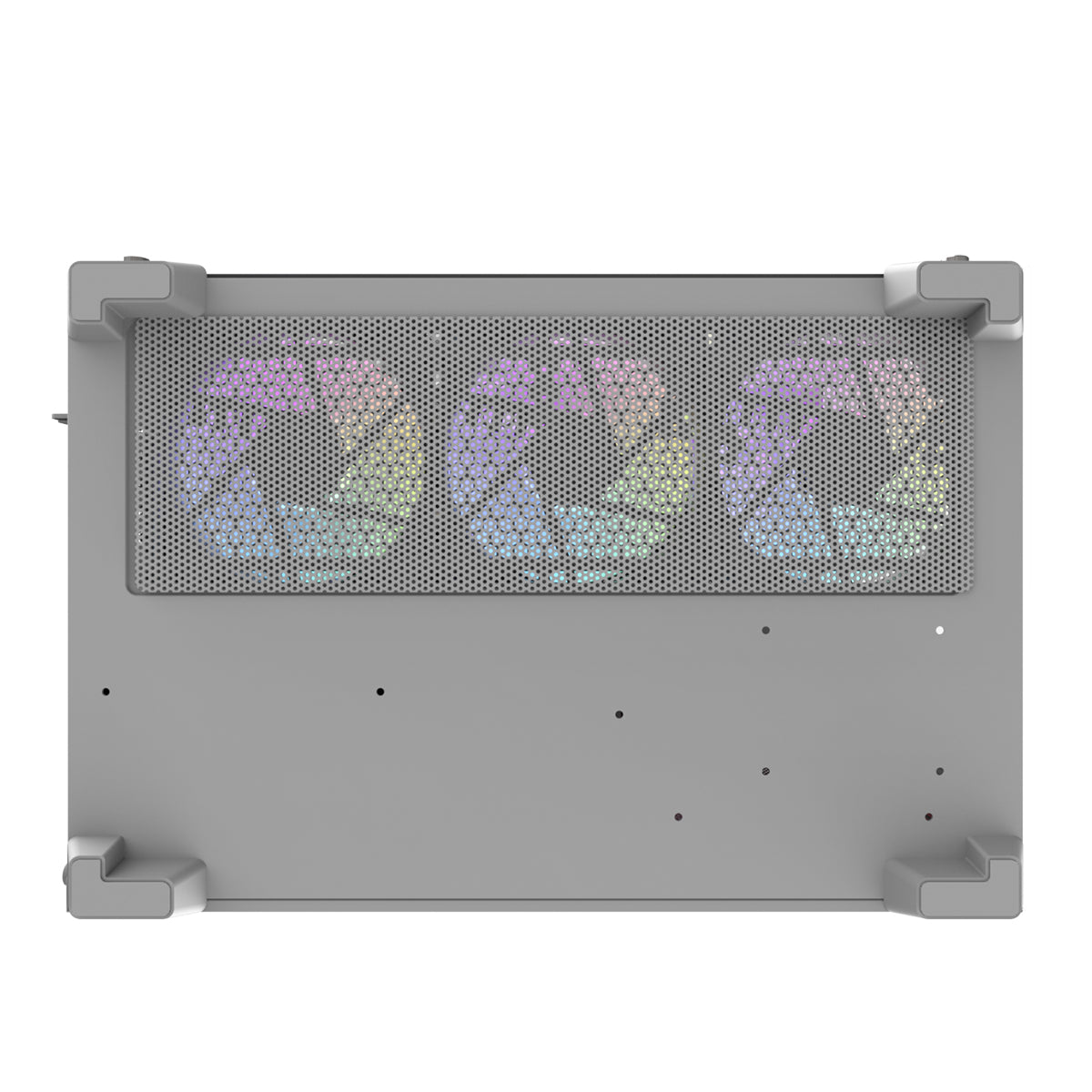 Darkflash C285P Tempered Glass Side Panel Dual Chamber ATX PC Case (White)