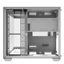 Darkflash C285P Tempered Glass Side Panel Dual Chamber ATX PC Case (White)