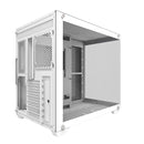 Darkflash C285P Tempered Glass Side Panel Dual Chamber ATX PC Case (White)