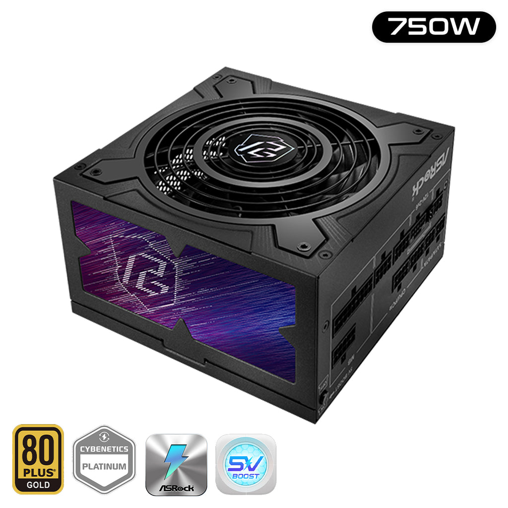 ASRock Phantom Gaming PG-750G 750W 80+ Gold Cybenetics Platinum ATX