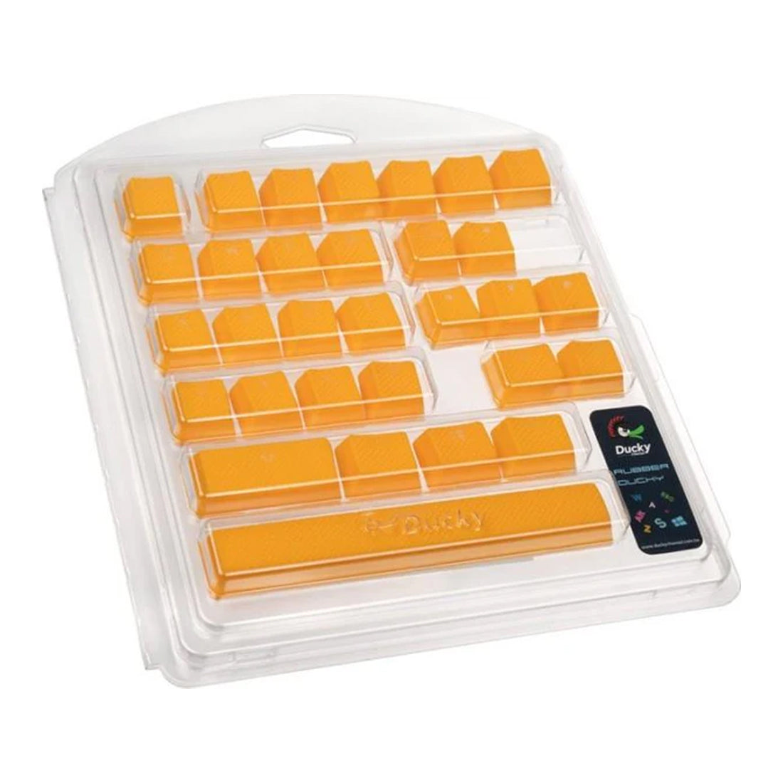 Ducky 31-Key PBT Seamless Rubber Yellow Keycap Set (DKSA31-USRDYNNO1)