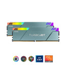 AGI TurboJet UD858 RGB 32GB (16GBx2) DDR5 6800MHz CL34 1.5V Gaming Memory Modules (Teal) (AGI6JPH16UD858-DC)