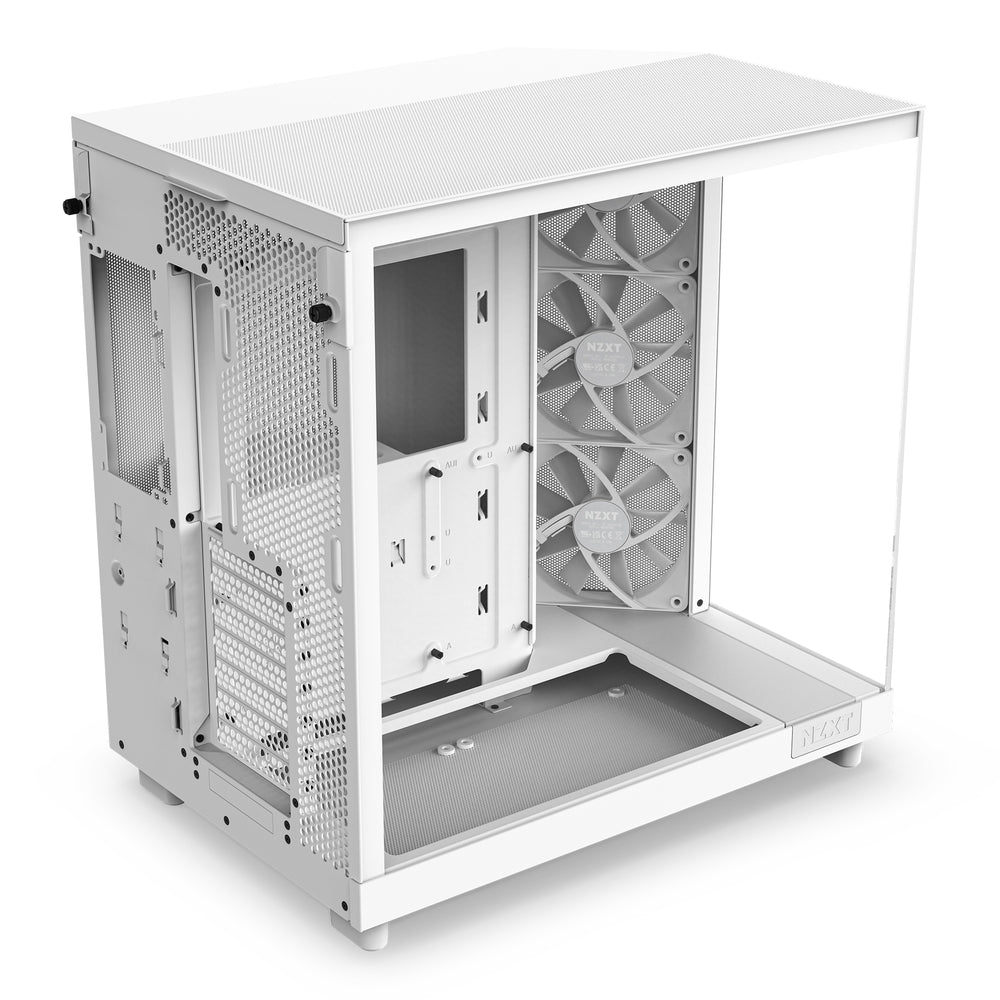 NZXT H6 Flow TG Compact Dual-Chamber ATX Mid-Tower Airflow Case
