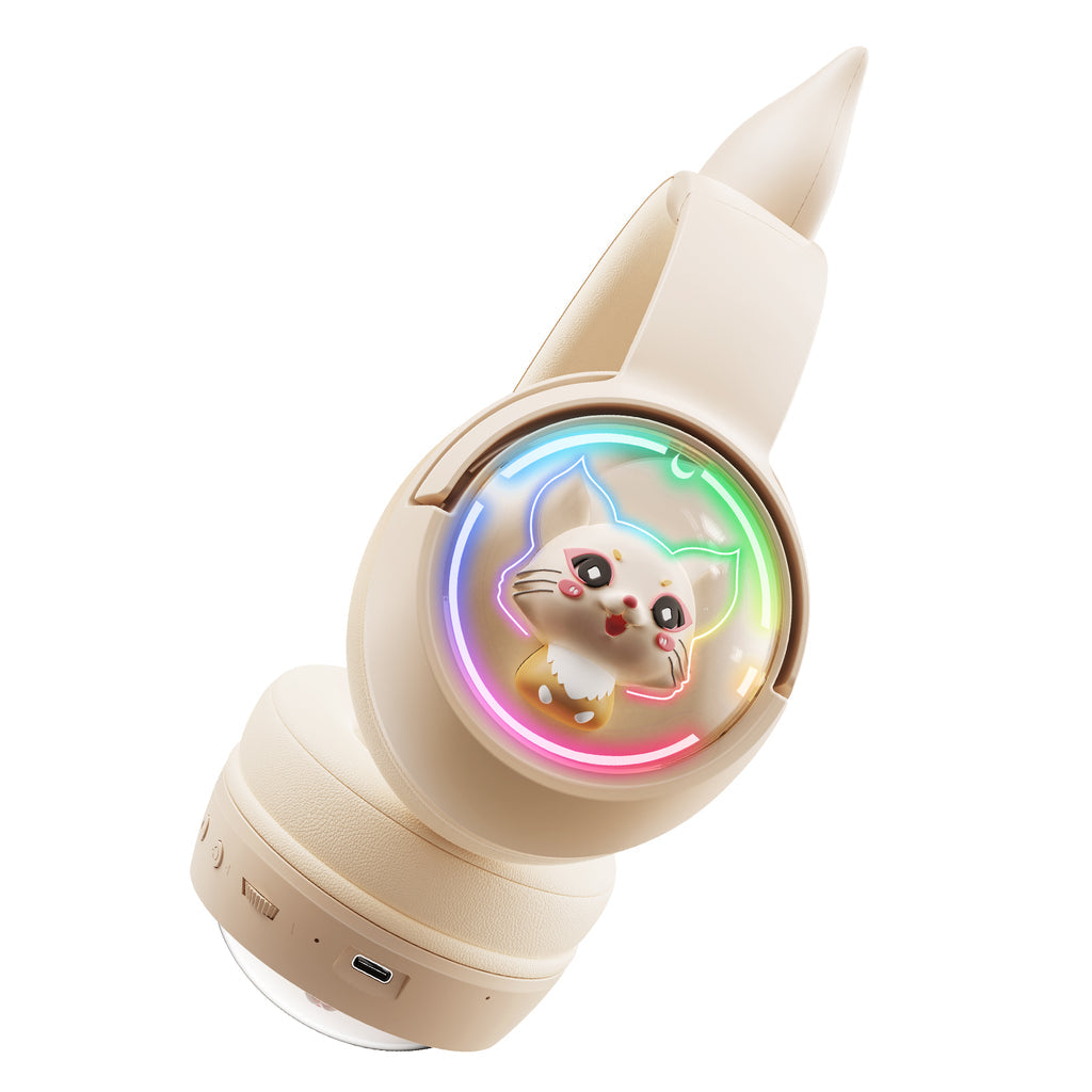 Onikuma B5 RGB Cat Ear Wireless Gaming Headset
