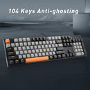 E-Yooso Z-14 Single Light 104 Keys Mechanical Keyboard Grey/Black (Red Switch)
