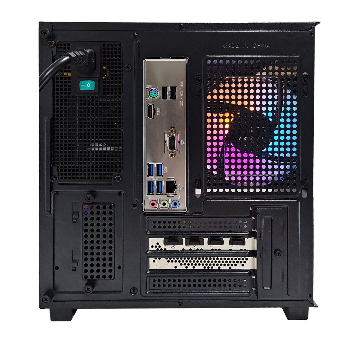 Alpha Apollo A275 Black Desktop Gaming PC | AMD Ryzen 5 5600XT | 8GB RAM | 500GB SSD | RX 6600 XT | Windows 11 Pro