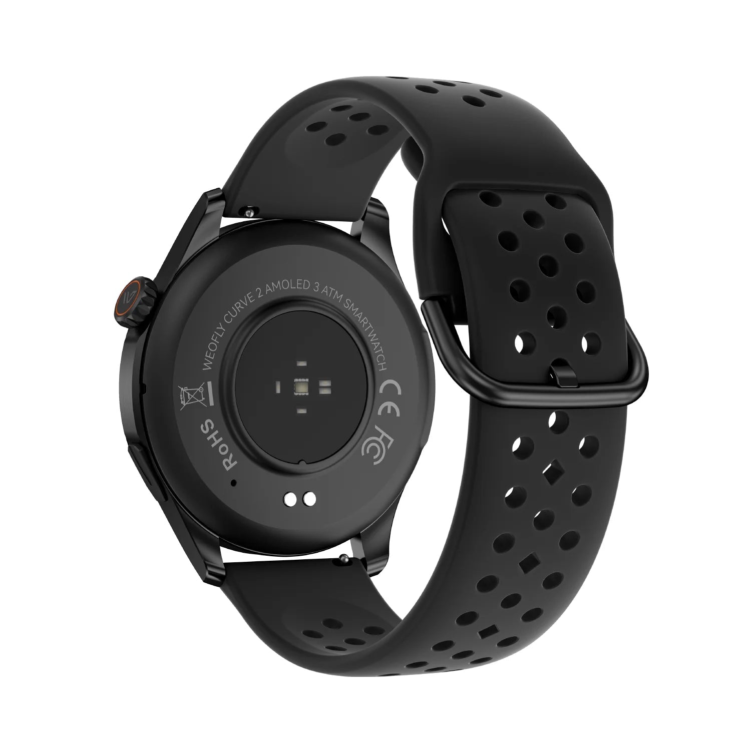 Weofly Curve 2 Smartwatch (Black, Silver) (WFCV699BL, WFCV699SL)