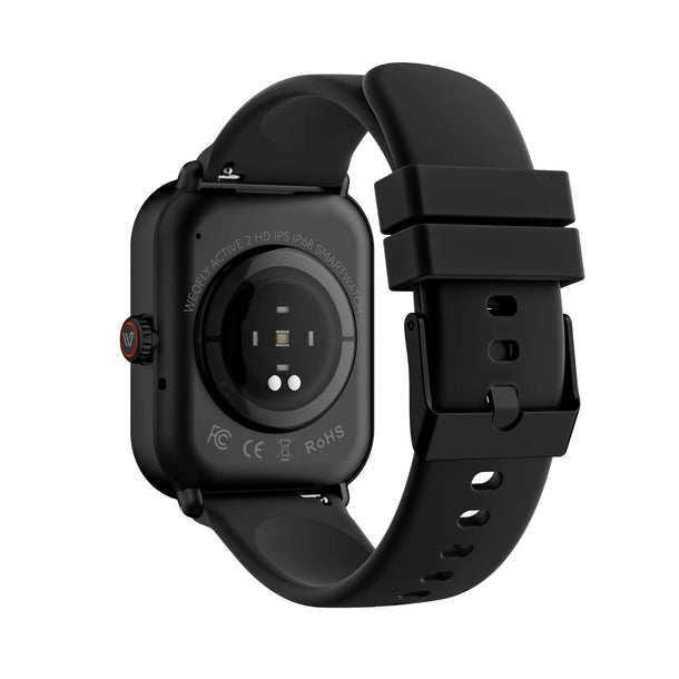 Weofly Active 2 Smartwatch (Black, Gold) (WFAC890BL, WFAC890GD)