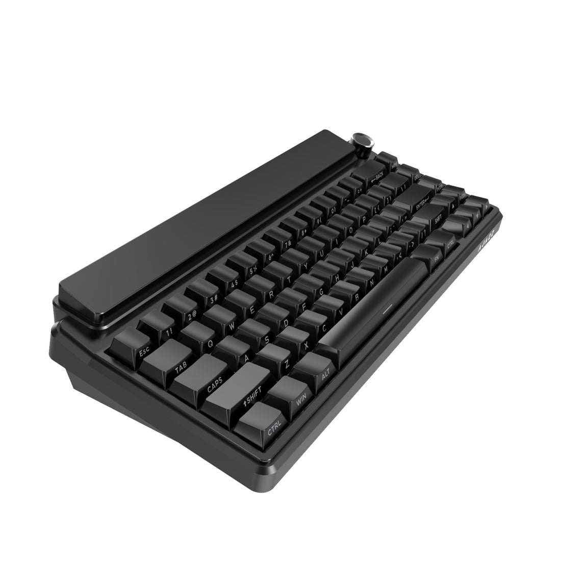 Ajazz Pixel68 Dot Matrix Large Screen RGB Tri-Mode Mechanical Keyboard (Black) (White Peach Switch)