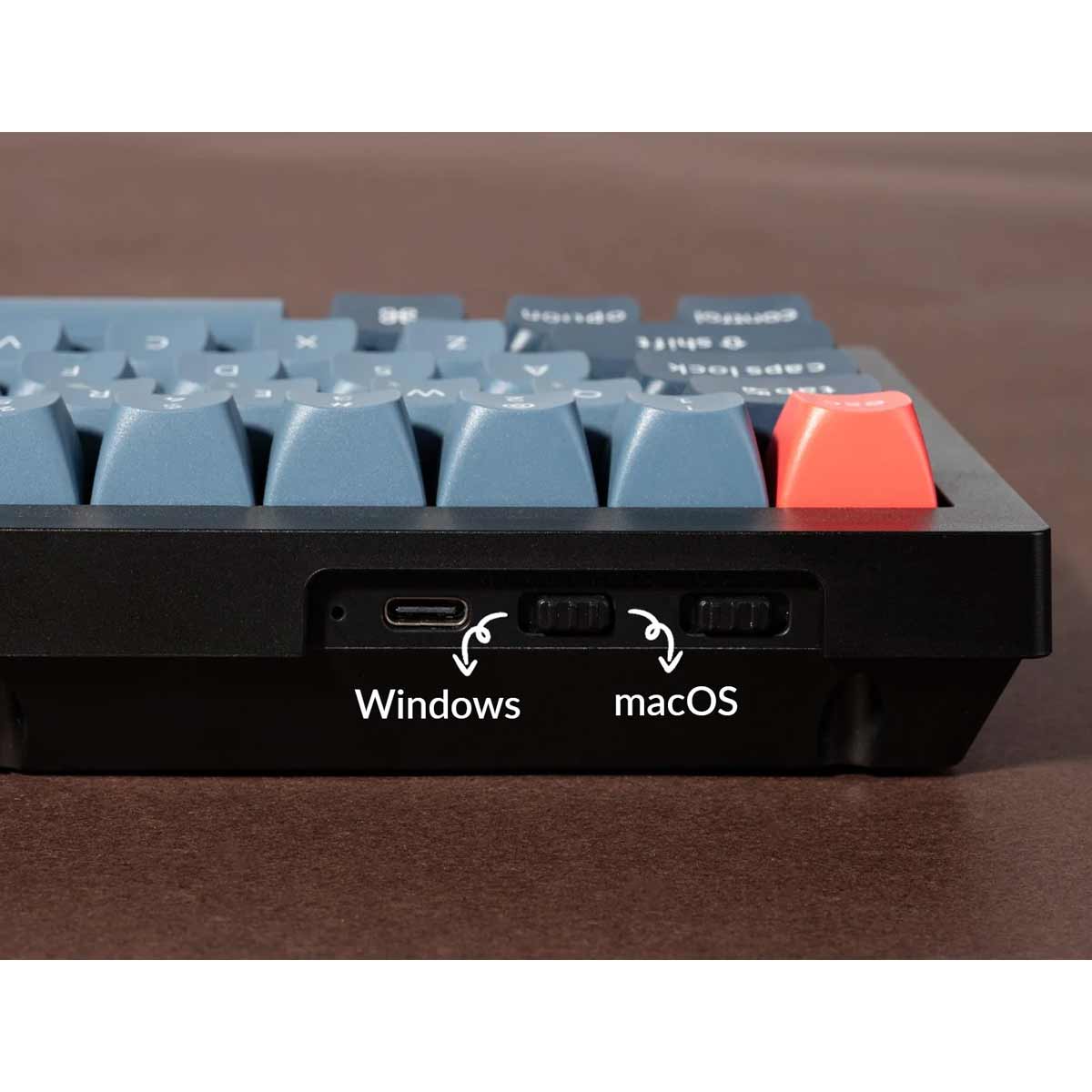 Keychron V3 Max QMK/VIA Fully Assembled with Knob RGB Backlit Hot-Swappable TKL Wireless