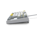 E-YOOSO Z-87 Yellow Single Light 87 Keys Wired Mechanical Keyboard White/Grey/Yellow (Red Switch)