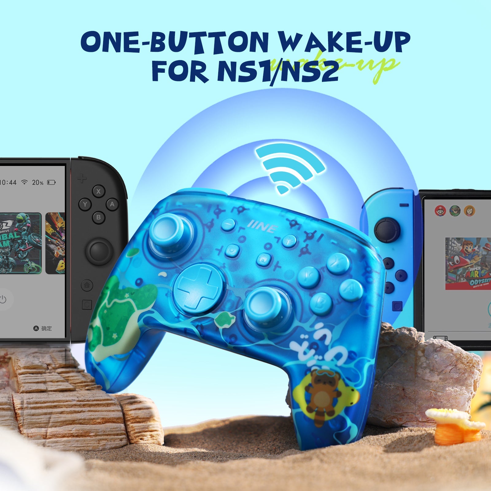 IINE Dreamy Home Paradise Wireless Controller for Nintendo Switch / Nintendo Switch 2 (L1265)
