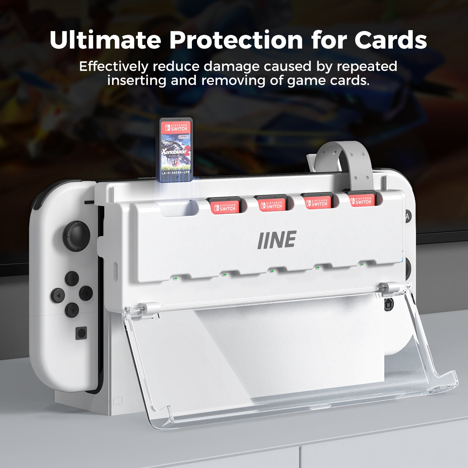 IINE 5-in-1 Game Cards Switcher for Switch/ Switch OLED (L863)