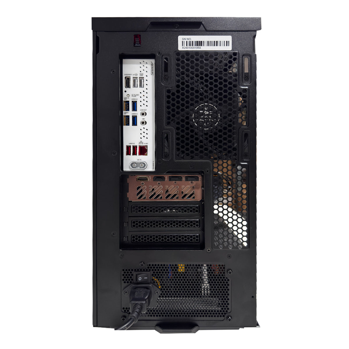 Ultra Alloy MATX Black/Gold Desktop Gaming PC