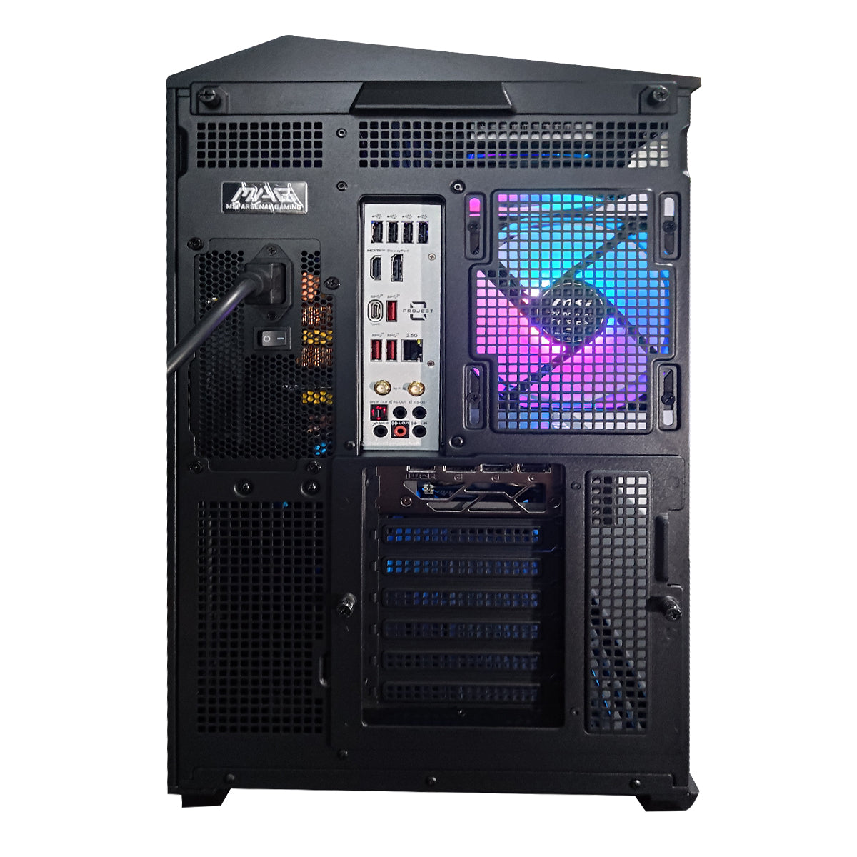 Optima MAG Pano 100R Black Desktop Gaming PC | Intel i7 14700F | 32GB RAM | 1TB SSD | with WiFi + Bluetooth | GeForce RTX 5070 OC | Windows 11 Pro