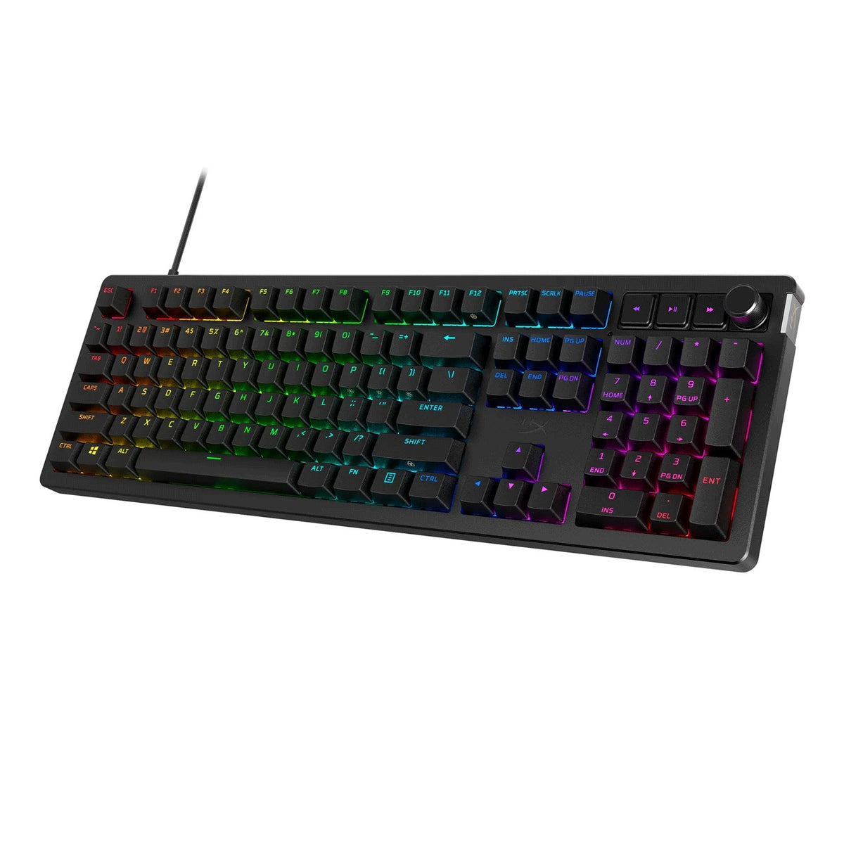 HyperX Alloy Rise Full-Size RGB Mechanical Gaming Keyboard Black (Red Linear Switch)