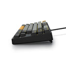 E-Yooso Z-87 Yellow Single Light 87 Keys Wired Mechanical Keyboard Grey/Black/Orange (Red Switch)