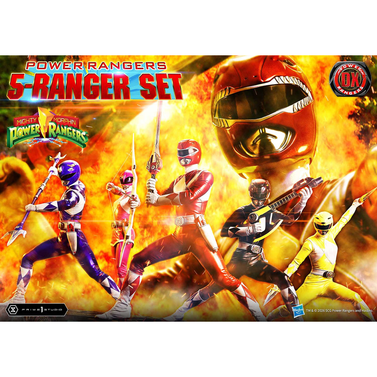 Premium Masterline Mighty Morphin Power Rangers: Power Rangers 5-Ranger Set