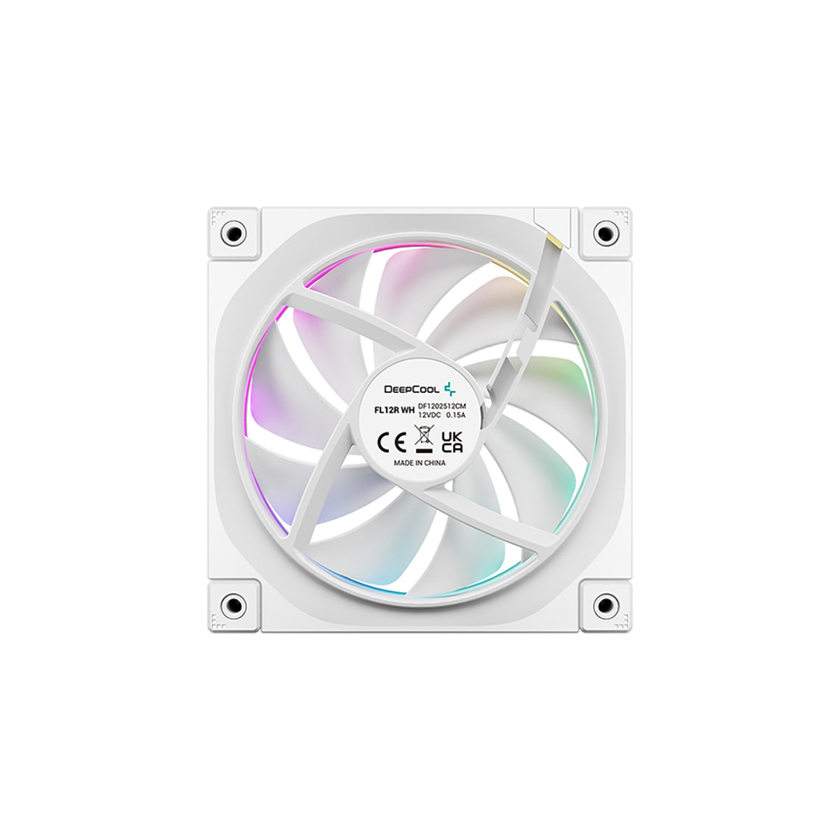 DeepCool FL12R 3-in-1 3x120mm Unique ARGB Fans (Black, White)